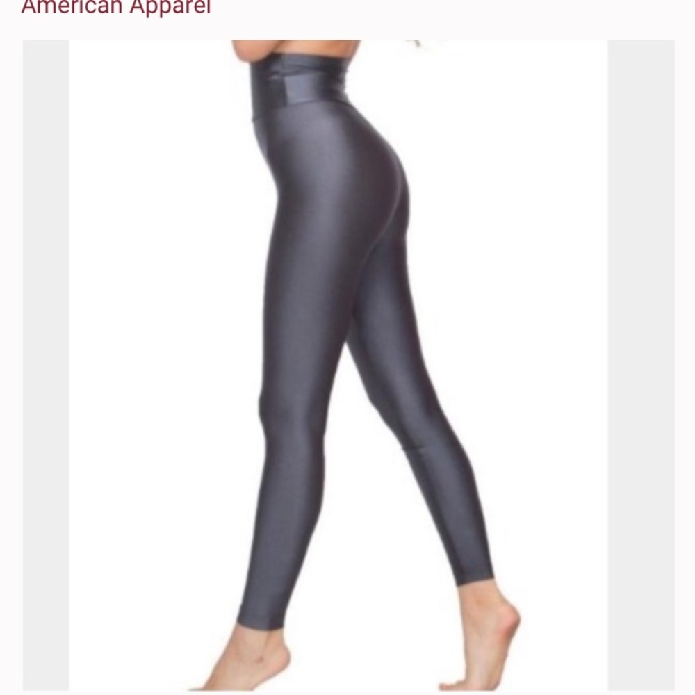 High waisted disco pant leggings American apparel
